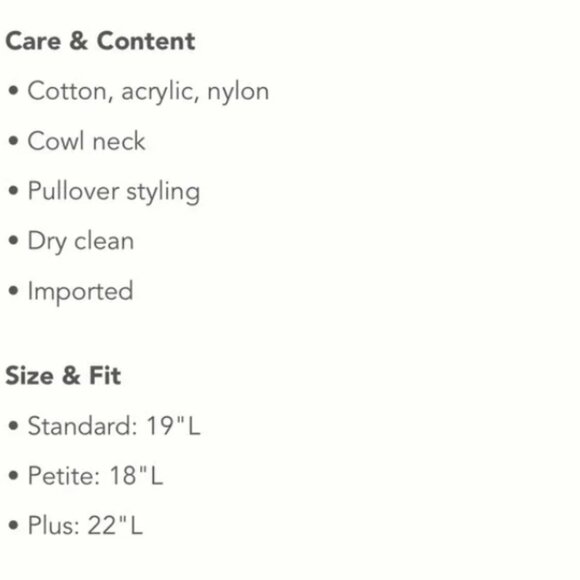 NWT Anthropologie Dolan Left Coast Cowl Neck Pullover Size 3X Black Gift - Picture 11 of 11